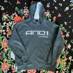 AND1 Gray Classic Pullover Hoodie